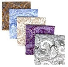 Load image into Gallery viewer, Pocket Squares 5 Pack Set 1