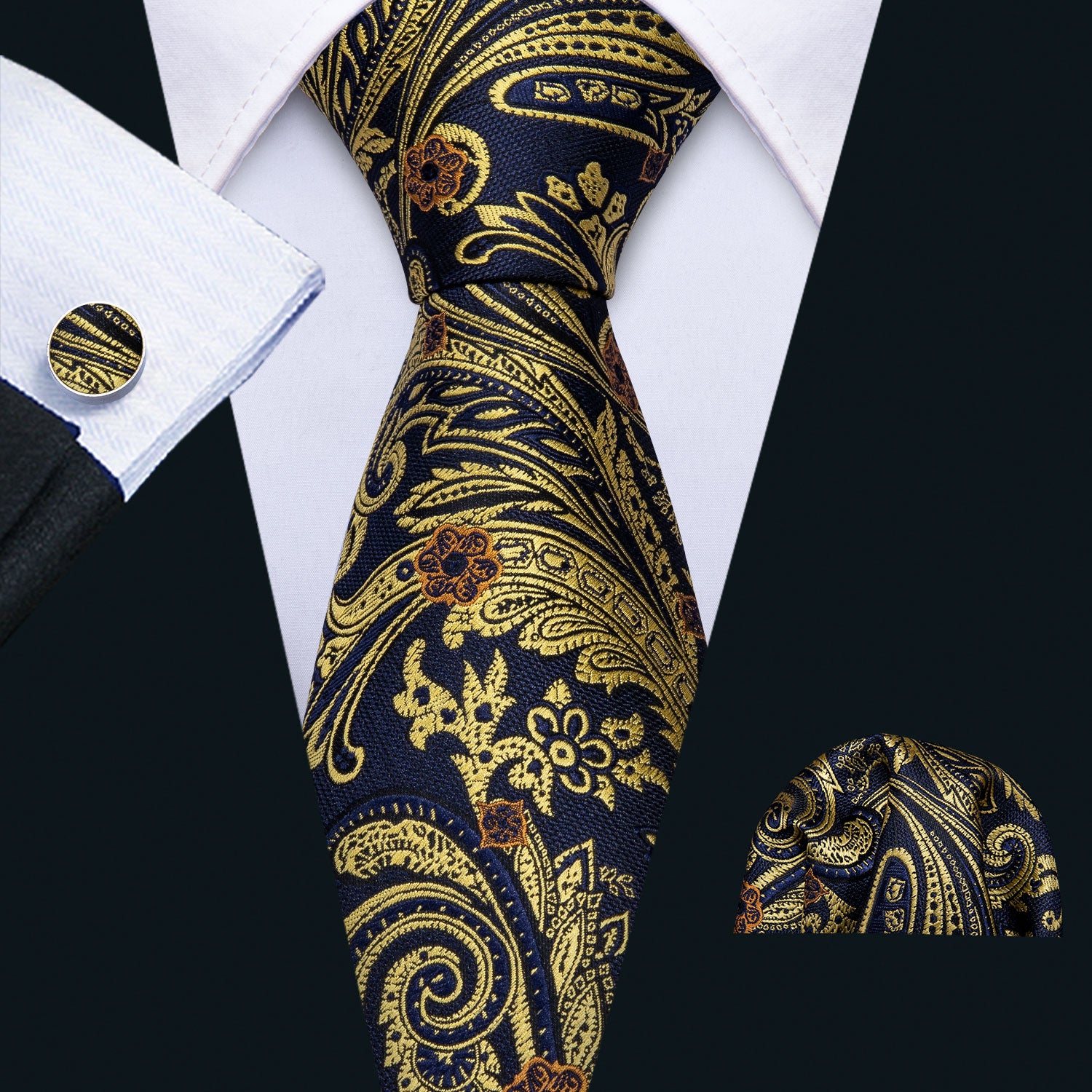 Men Silk Tie Set In Wooden Box, Size: Free Size at Rs 260/piece in New  Delhi