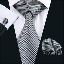 Load image into Gallery viewer, Checkered Geometric Tie Set