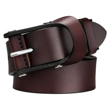 Load image into Gallery viewer, Brown Cherry Pin Buckle Belt