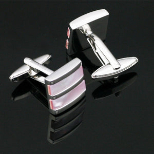 Silver and Pearl Cufflinks