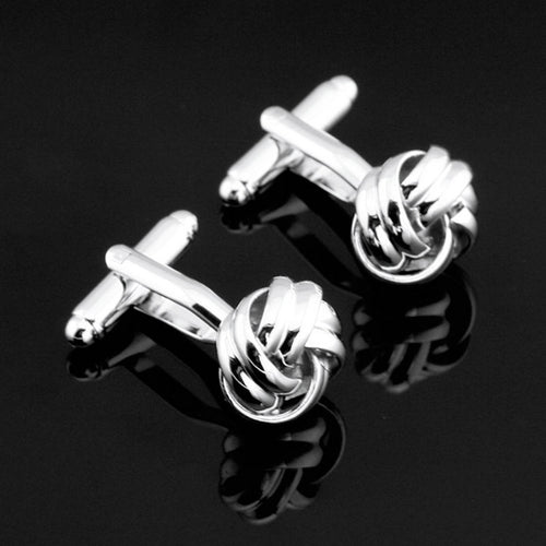 Silver Knots Cufflinks