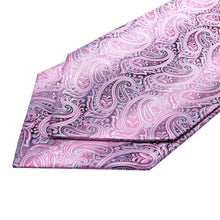 Load image into Gallery viewer, Purple Paisley Ascot Set